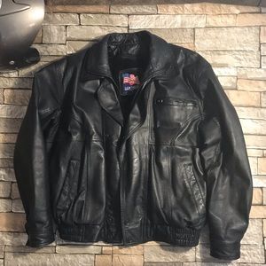 Men’s leather coat